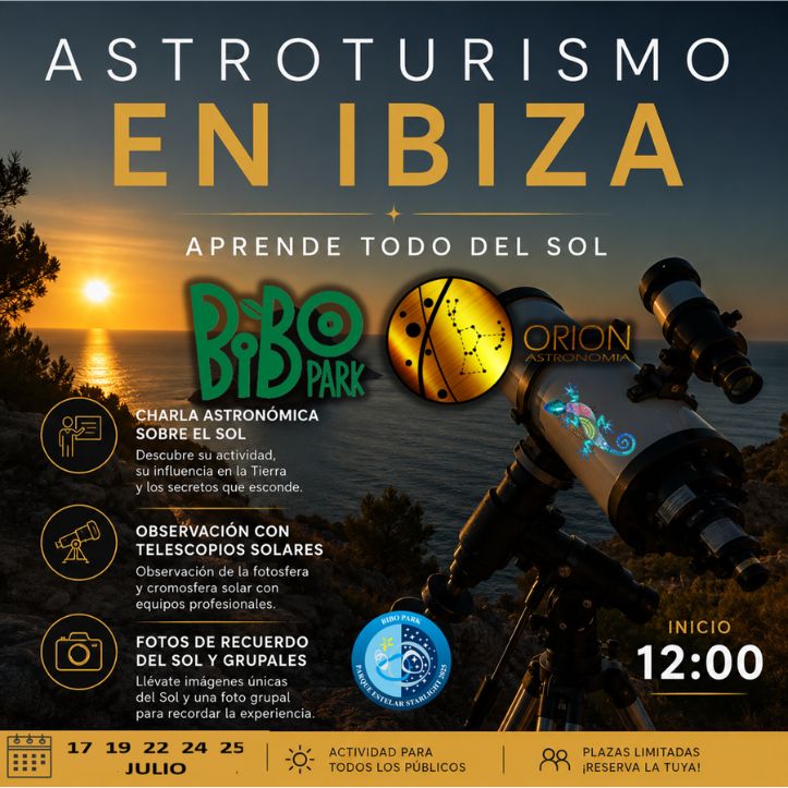 Astroturismo y observación astronómica en BiBo Park, Ibiza